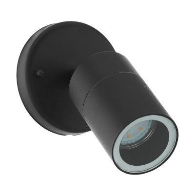 Candeeiro para exterior preto de aço, Jaydae, IP44