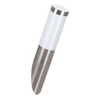 Candeeiro para exterior prateado de plástico, Carlein, IP44
