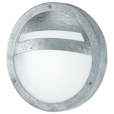 Candeeiro para exterior prateado de vidro, Elya, IP44