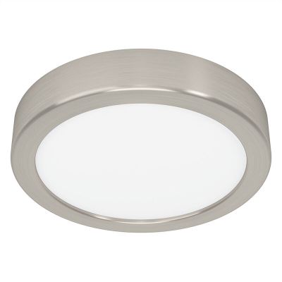 Plafon níquel de plástico, Geraldo, 11W, LED 3000K