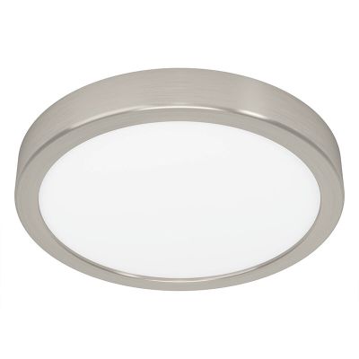 Plafon níquel de plástico, Geraldo, 17W, LED 3000K