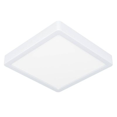 Plafon branco de plástico, Geraldo, 17W, LED 3000K