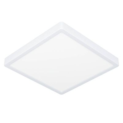 Plafon branco de plástico, Geraldo, 20,5W, LED 3000K