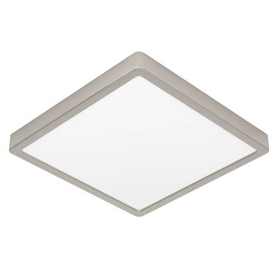 Plafon níquel de plástico, Geraldo, 20,5W, LED 3000K