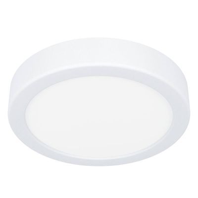 Candeeiro de teto para casa de banho branco de plástico, Geraldo, 11W, LED 3000K, IP44
