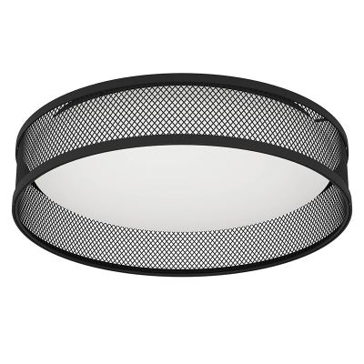 Plafon preto de plástico, Jolene, 20W, LED 3000K