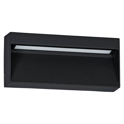 Candeeiro para exterior preto de alumínio, Lamar, 4,8W, LED ajustável de branco quente a branco frio, IP65