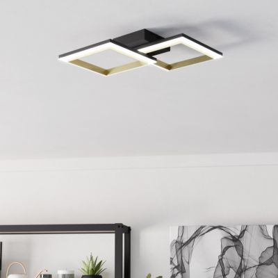 Candeeiro de teto latão de plástico, Conrad, 18,4W, LED 4000K, regulável em 3 níveis