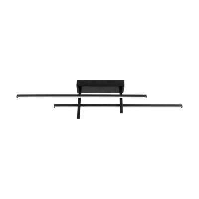 Candeeiro de teto preto de plástico, Thera, 20W, LED 3000K