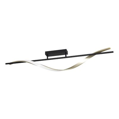 Candeeiro de teto latão de plástico, Cunera, 20W, LED ajustável de branco quente a branco frio, regulável em 3 níveis