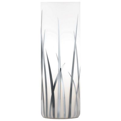 Candeeiro de mesa cromo de vidro, Ilyas, com interruptor
