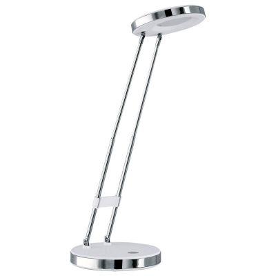 Candeeiro de secretaria branco de plástico, Arie, 3W, LED 3000K, com interruptor