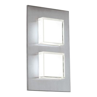 Candeeiro para exterior prateado de aço inoxidável, Jorien, 3W, LED 3000K, IP44