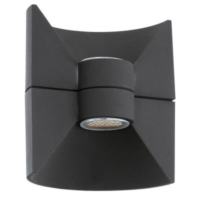 Candeeiro para exterior antracite de alumínio, Josefina, 3W, LED 3000K, IP44