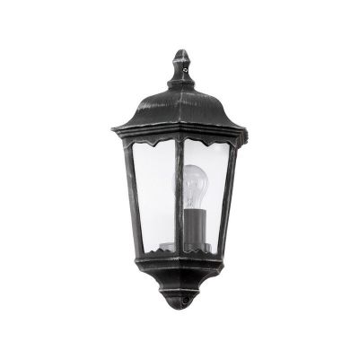 Candeeiro para exterior preto de alumínio, Leanna, IP44
