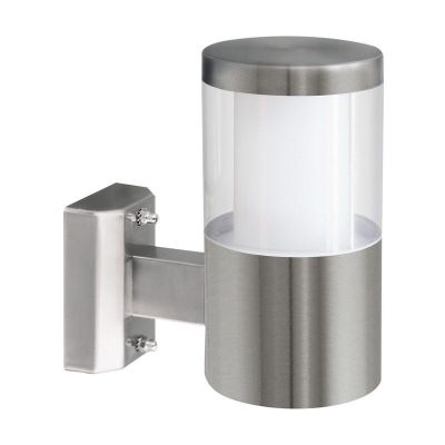 Candeeiro para exterior prateado de plástico, Neele, IP44