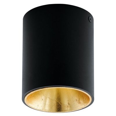 Plafon dourado de alumínio, Dahne, 3W, LED 3000K