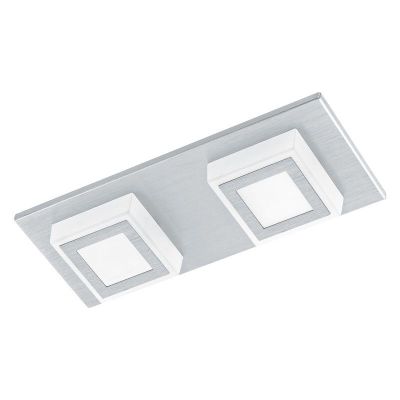 Plafon prateado de plástico, Elsien, 3W, LED 3000K