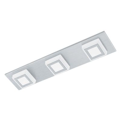 Plafon prateado de plástico, Elsien, 3W, LED 3000K