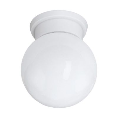 Candeeiro de teto branco de vidro, Amira
