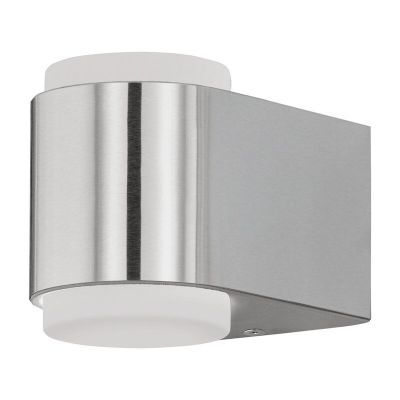Candeeiro para exterior prateado de plástico, Lyza, IP44