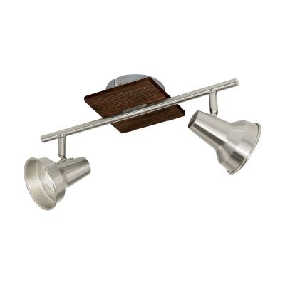 Foco de teto castanho de madeira, Olmo