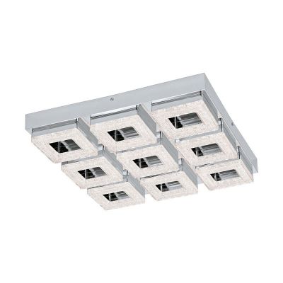 Aplique de parede cromo de plástico, Arjo, 4W, LED 3000K