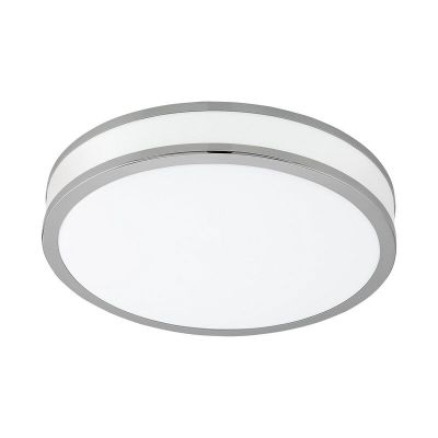 Candeeiro de teto branco de plástico, Arnoldus, 18W, LED 3000K