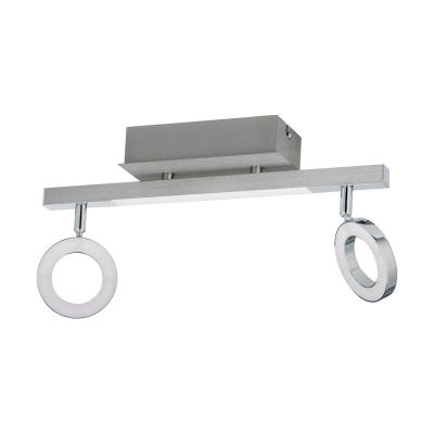 Foco de teto cromo de alumínio, Madelinde, 3W, LED 3000K