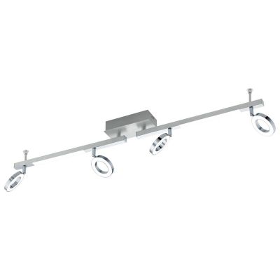 Foco de teto cromo de alumínio, Madelinde, 3W, LED 3000K