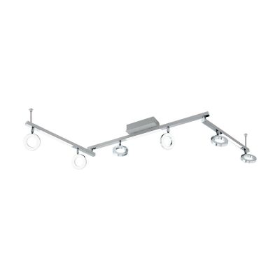 Foco de teto cromo de alumínio, Madelinde, 3W, LED 3000K