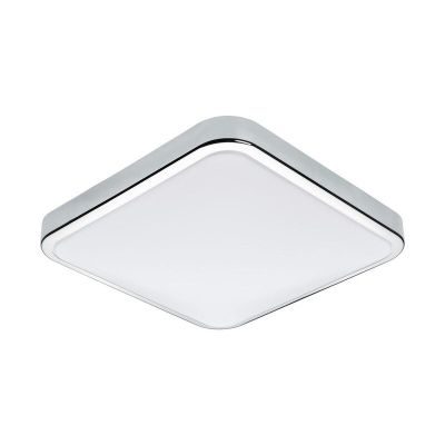 Aplique de parede cromo de plástico, Beyza, 16W, LED 3000K, IP44