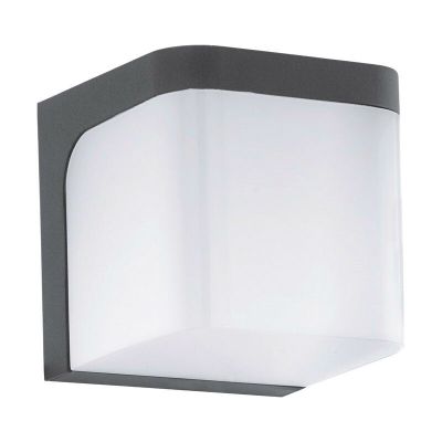 Candeeiro para exterior antracite de plástico, Binck, IP44
