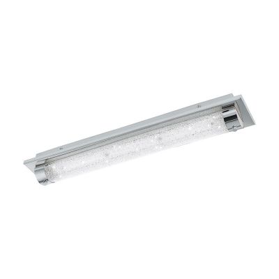 Candeeiro de teto cromo de vidro, Iris, 19W, LED 4000K, IP44