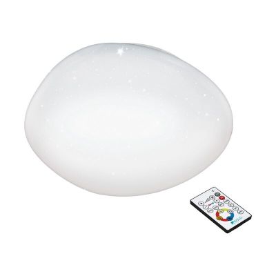 Plafon branco de aço, Tyrell, 21W, LED ajustável de branco quente a branco frio