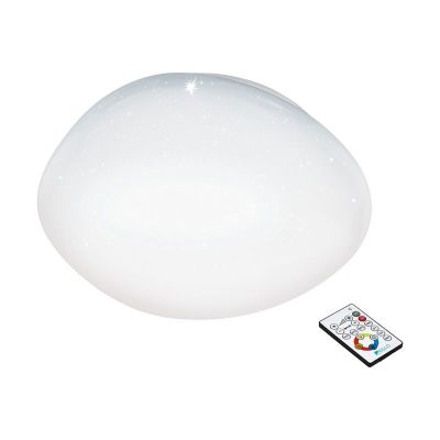 Plafon branco de aço, Tyrell, 34W, LED ajustável de branco quente a branco frio