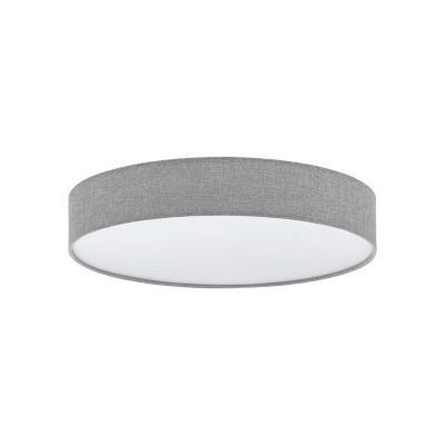 Candeeiro de teto cinzento de plástico, Sila, 40W, LED ajustável de branco quente a branco frio, com comando à distância