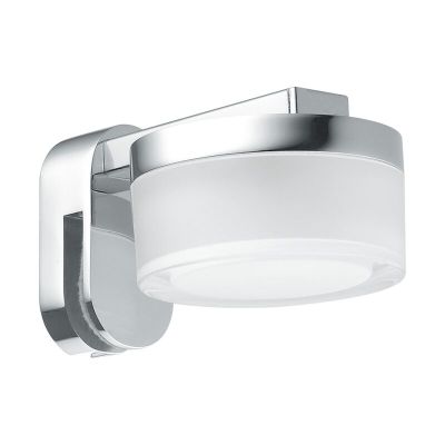 Iluminação para espelho cromo de aço, Busra, 4W, LED 3000K, IP44
