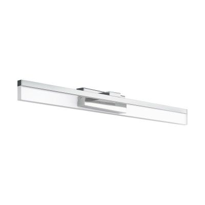 Aplique de parede cromo de alumínio, Michelle, 10W, LED 3000K, IP44
