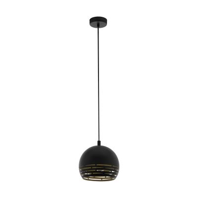 Candeeiro suspenso preto de metal, Macey