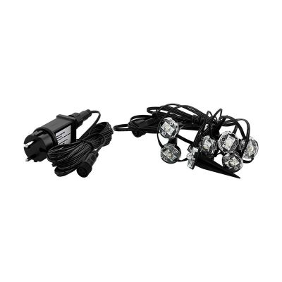 Foco com estaca transparente de plástico, Vanja, 3W, LED 3000K, IP65