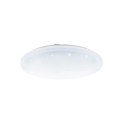 Plafon branco de aço, Eloise, 24W, LED ajustável de branco quente a branco frio