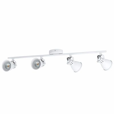 Foco de teto branco de aço, Tinke