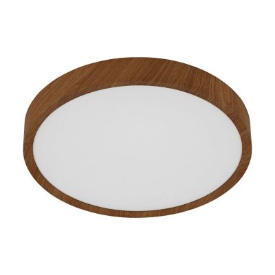 Plafon castanho de plástico, Jouk, 16W, LED 3000K