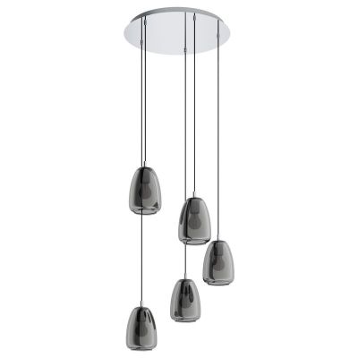 Candeeiro suspenso cromo de aço, Fredericus