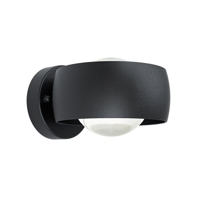 Candeeiro para exterior preto de alumínio, Lyn, 2W, LED 3000K, IP44