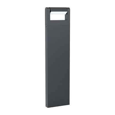 Candeeiro para exterior preto de alumínio, Kawa, 4,8W, LED 3000K, IP44