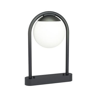 Candeeiro para exterior preto de aço, Lynne, IP44