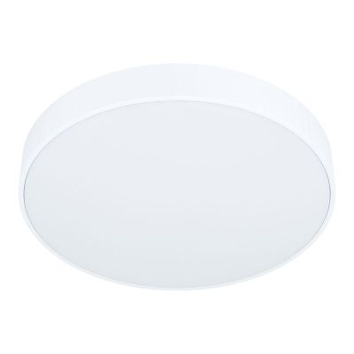 Aplique de teto branco de aço, Zippora, 18W, LED ajustável de branco quente a branco frio