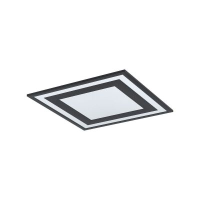 Plafon preto de alumínio, Tirzah, 24W, LED 4000K